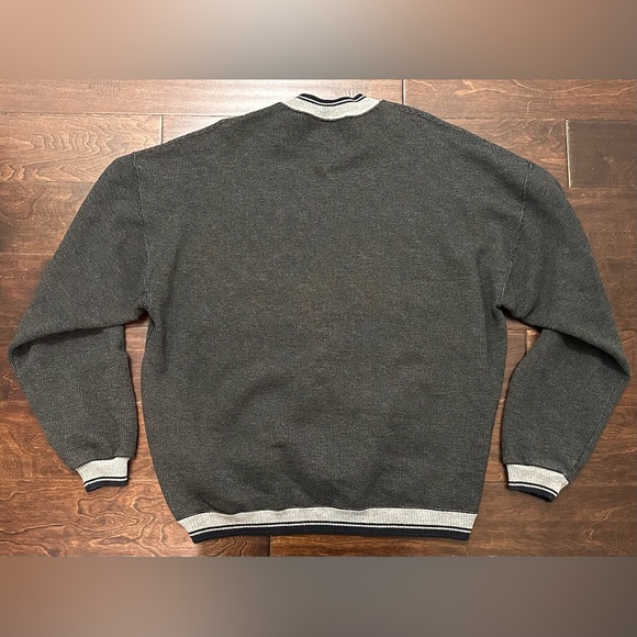 Vintage Jerzees Men’s Trump Taj Mahal Blue/Grey Fleece Sweatshirt- Size 2XL - Picture 10 of 13